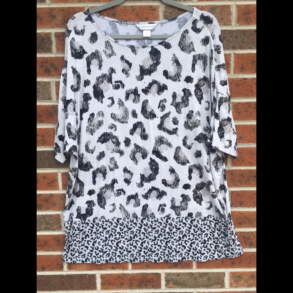 Leopard print tunic